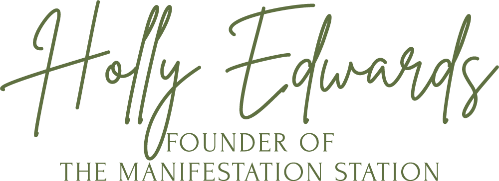 The Holly Edwards Founder of The Manifestation Station logo links to homepage